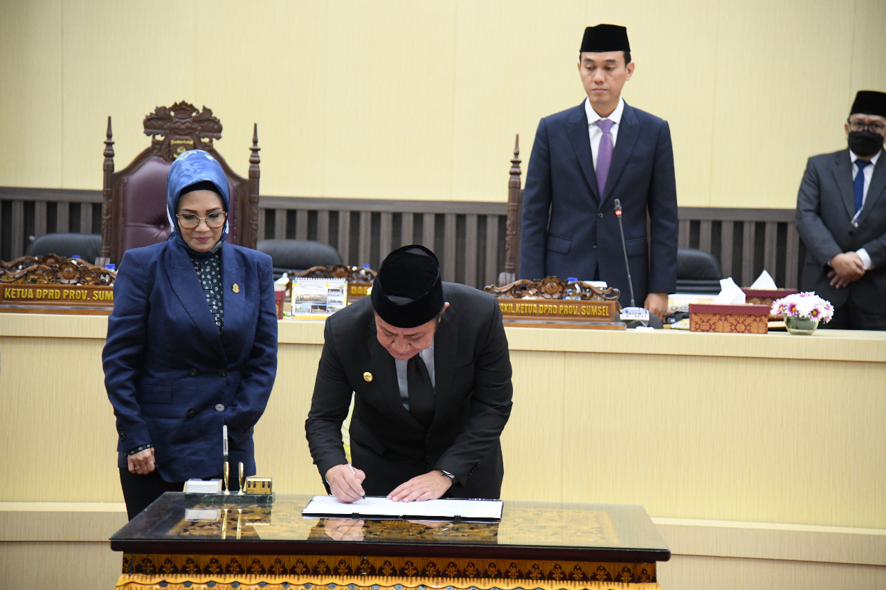 Rapat Paripurna DPRD Sumsel.