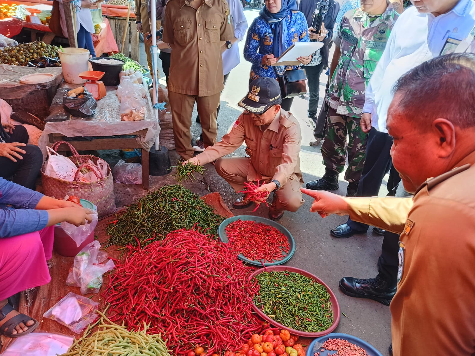 Sidak di Pasar Kepahiang